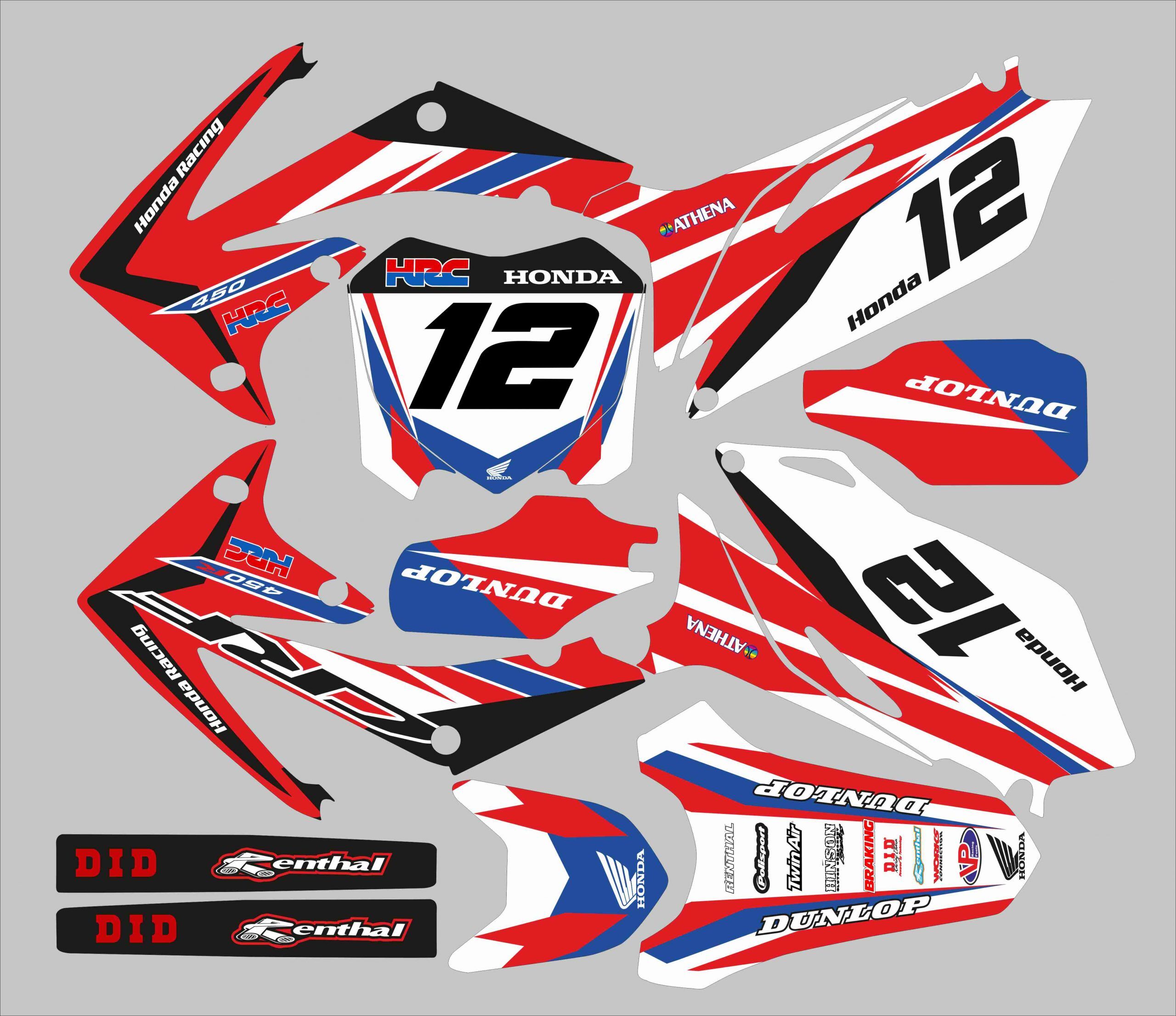 Kit D Co Honda Crf Factory Boutique Kit D Co Moto