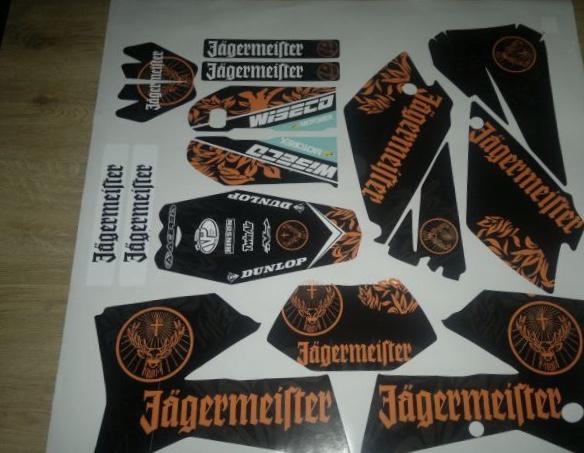 Kit DÉco Ktm Sx 2005 2006 Jagermeister