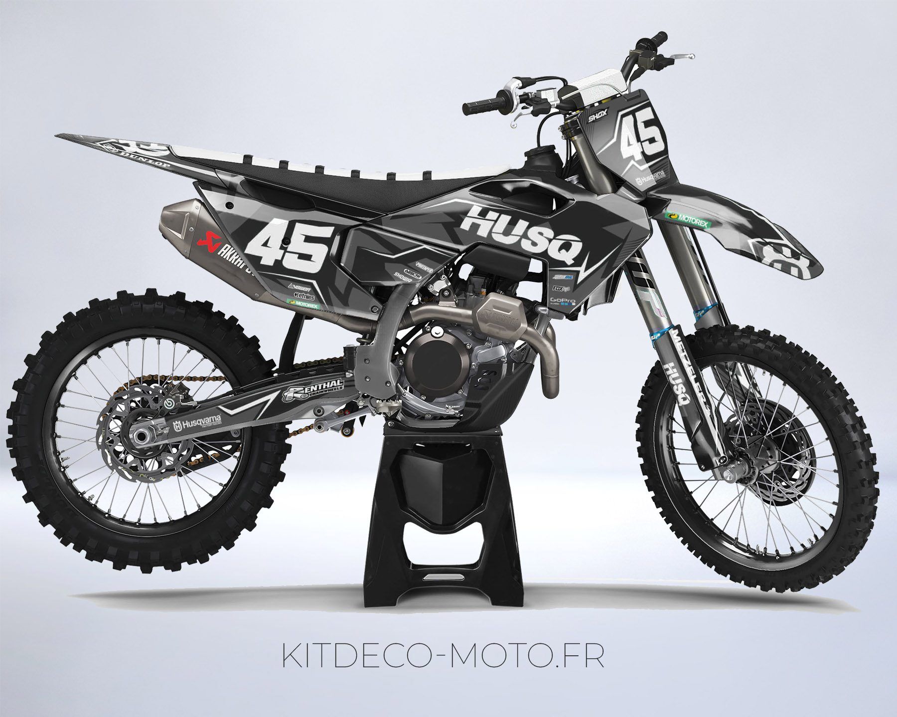 kit déco husqvarna 250 / 450 fc (2023) factory blanc