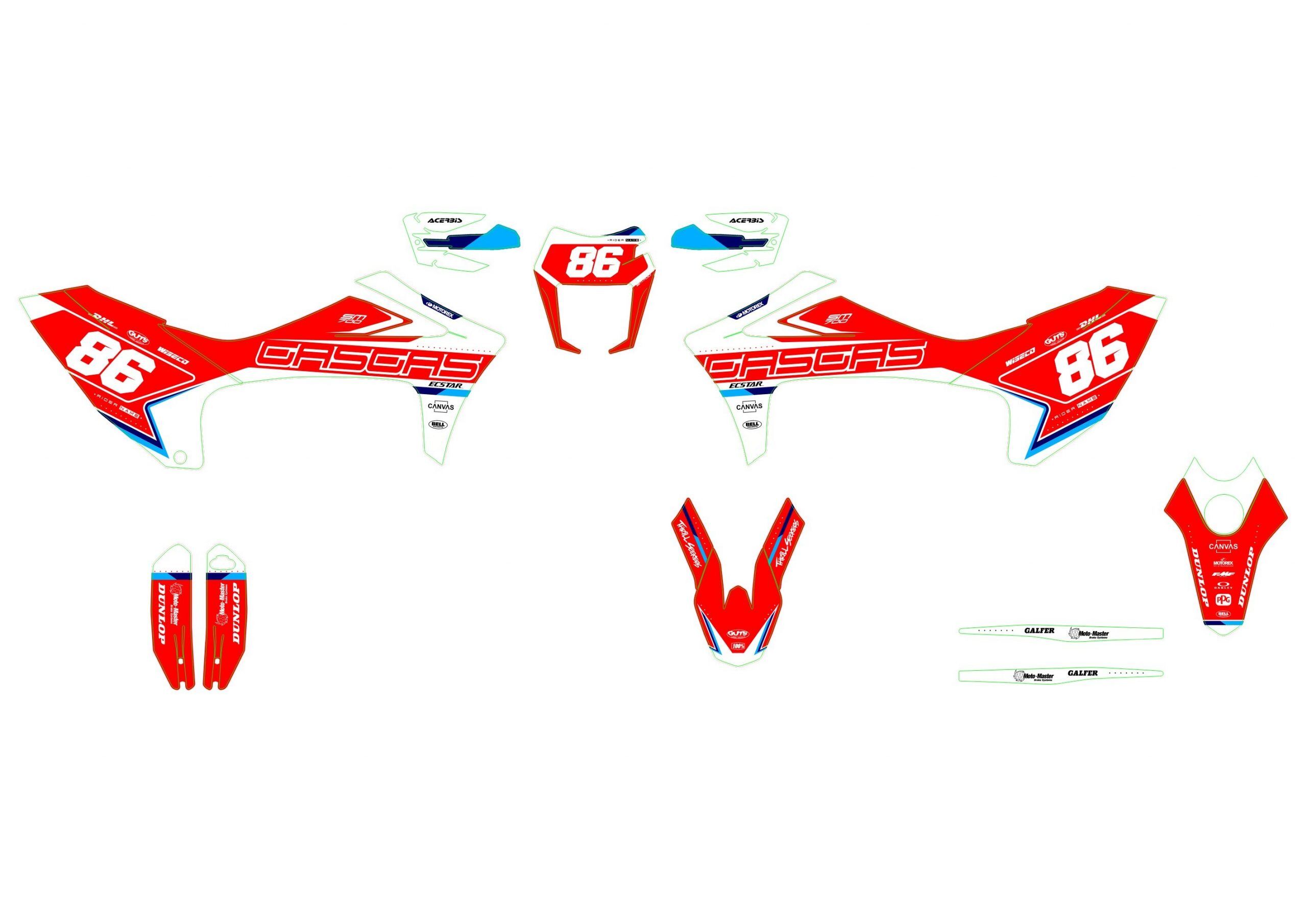 kit déco gasgas 700 sm / es factory