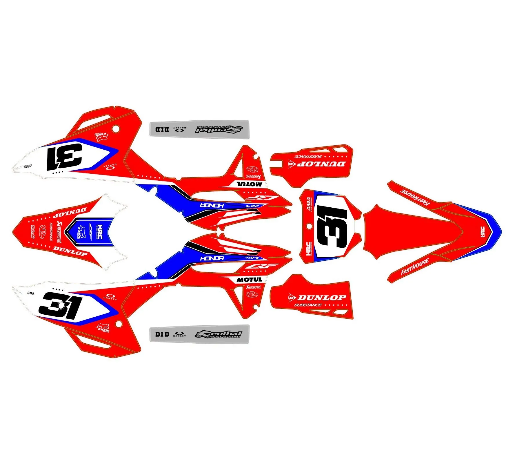 kit déco honda 450 crf (2021 2024) origine #5