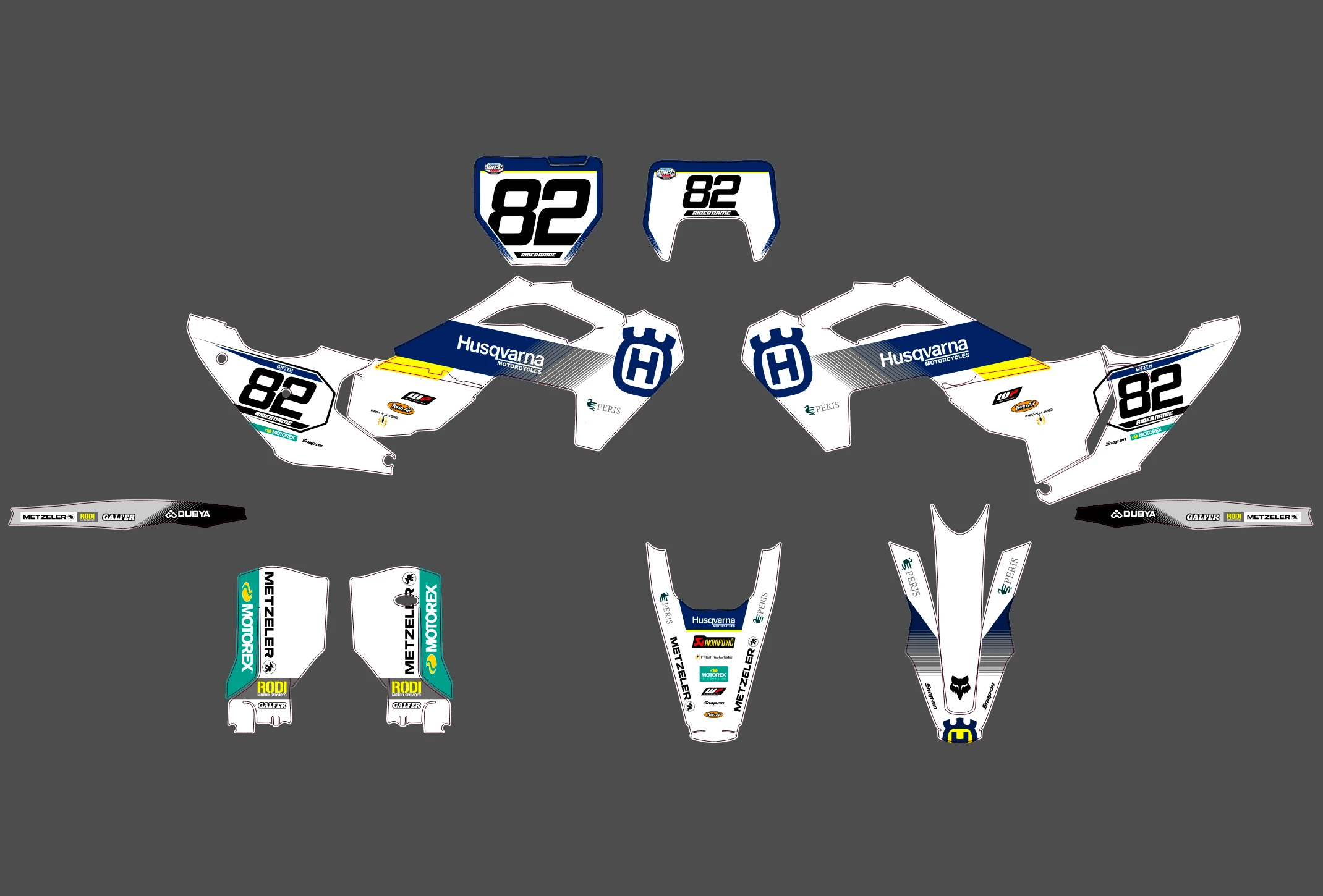 kit déco husqvarna tc / fc (2023 2024) type origine