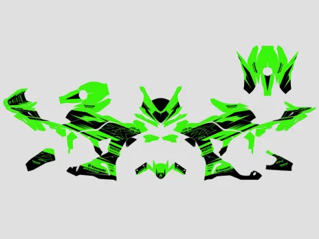 Buy Kawasaki ZX-6R Motorcycle Decoration Kit - Motorcycle