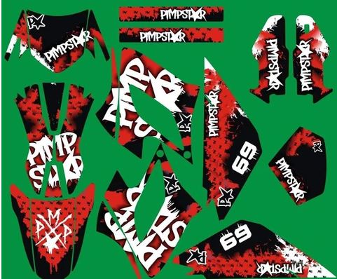 kit deco derbi drd racing senda xtreme drd sm enduro 50