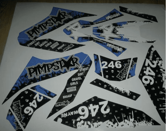 kit deco yamaha wrx sm enduro 125