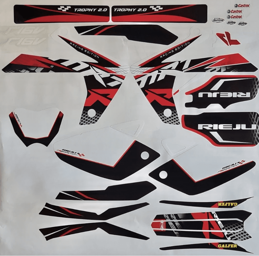 kit deco rieju sm enduro 50 mrt smx rr mrx