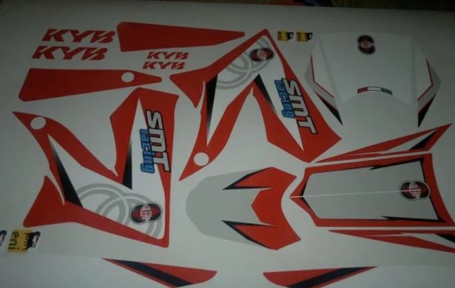 Gilera Origine Red Kit déco Gilera SMT RCR