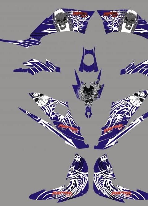 Kit Deco Raptor 250 Blue