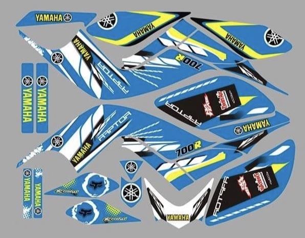 Kit Deco Raptor 700 Sky Blue 2