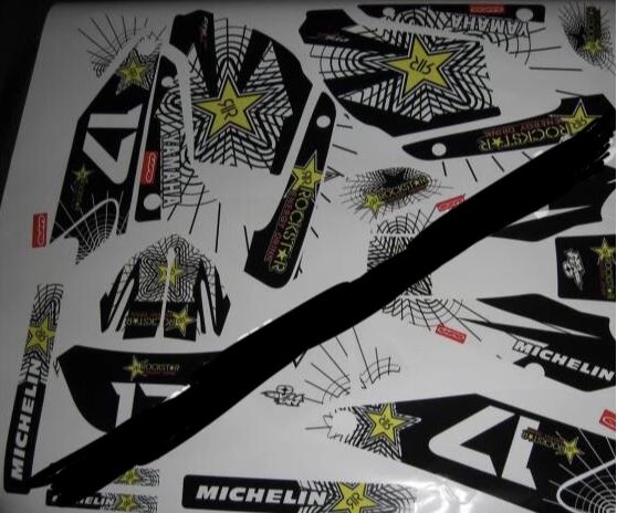 Rockstar Yellow Kit Deco Yamaha Dt Dtr Dtx