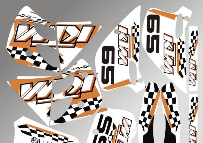 Kit DÉco Ktm 125 Lc2 #1