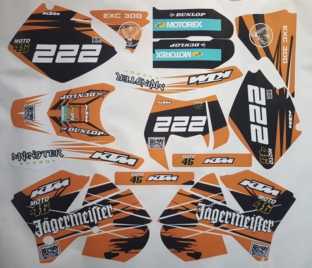 Kit DÉco Ktm Exc 2004 2007 Jagermeinster