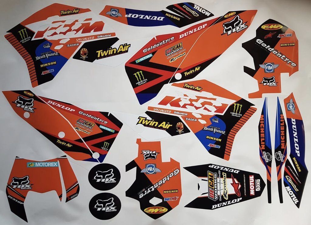 Kit DÉco Ktm Exc Excf 2008 2011 Twin