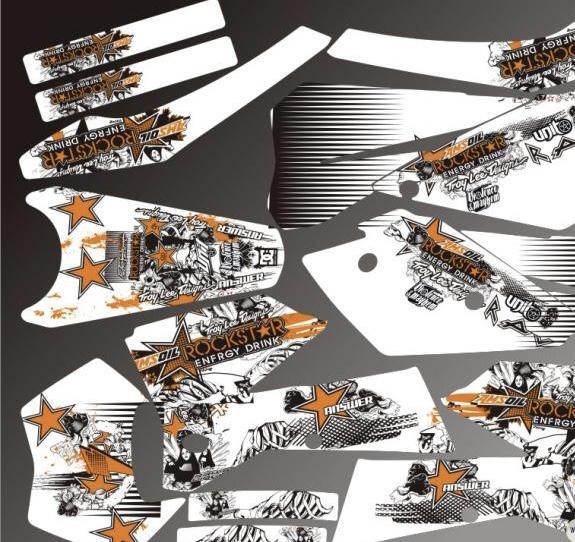 Kit DÉco Ktm Sx 2005 2006 Rockstar