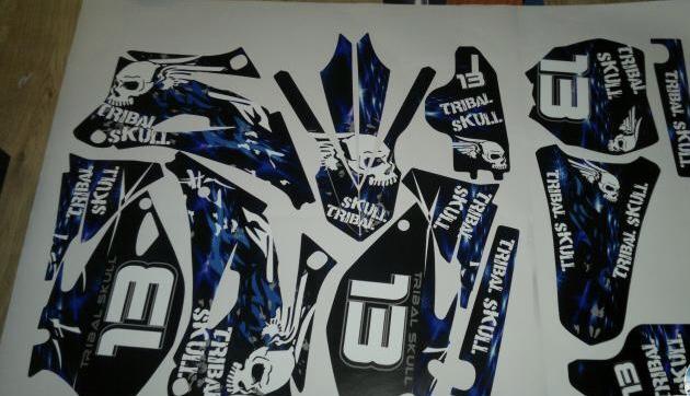 Kit DÉco Yamaha Yzf 250 450 2006 2009 Triball