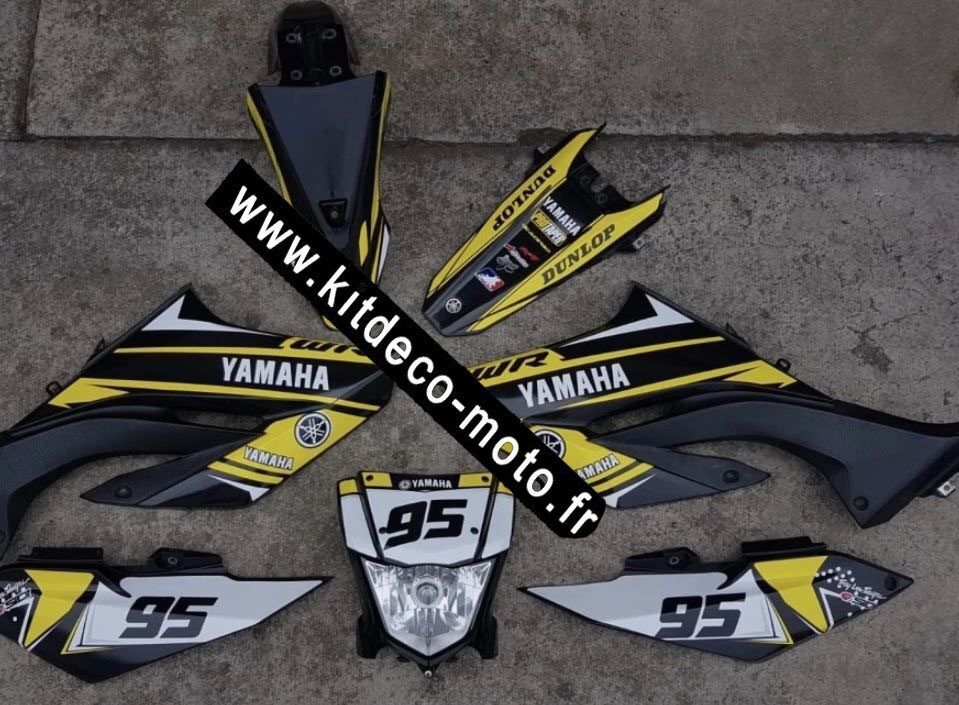 Kit Déco Yamaha Factory 125 Wr Wrx Wrr Yellow Fluo