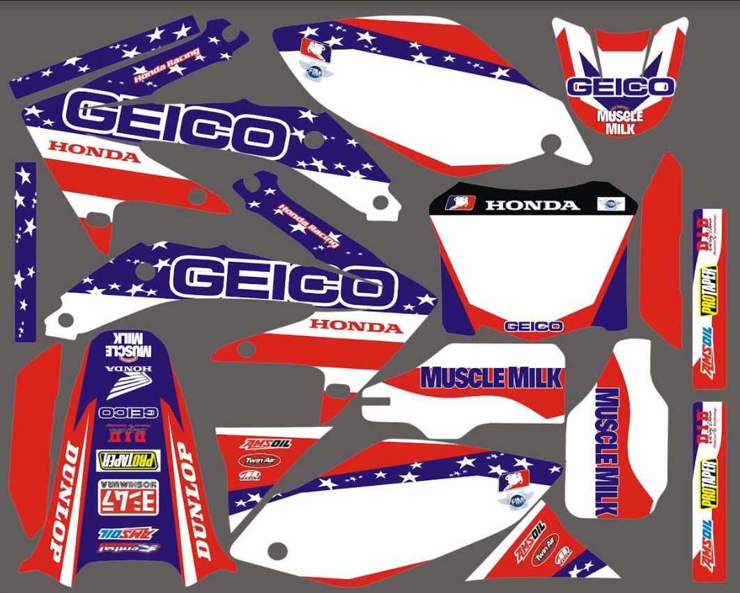 kit deco honda cr crf geico usa
