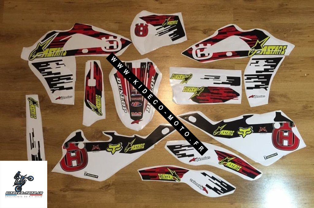 Kit DÉco Husqvarna Sms : Wr : Cr : Te : 450 510 Sm 2006 2013 Alpinestar