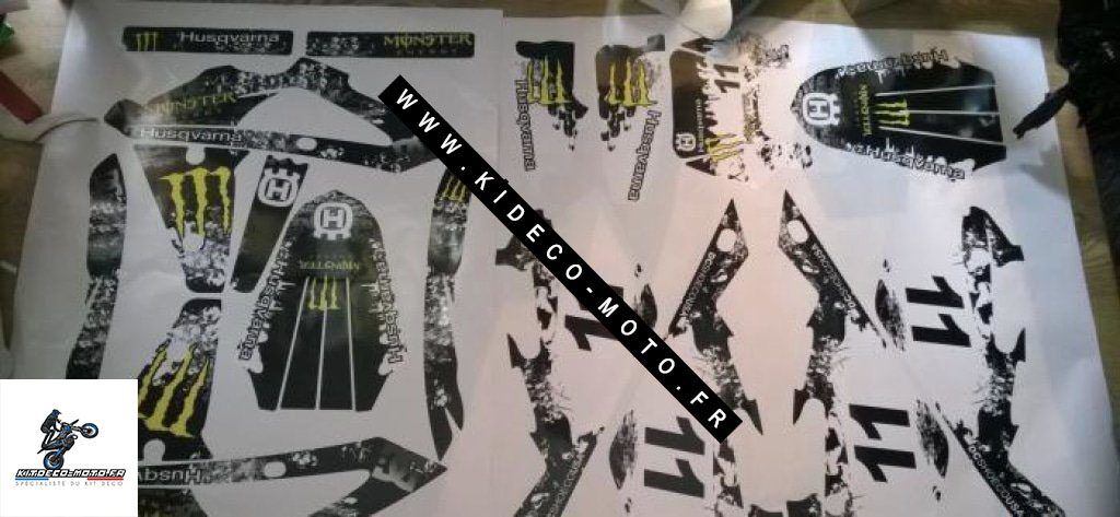 Kit DÉco Husqvarna Sms : Wr : Cr : Te : 450 510 Sm 2006 2013 Monster