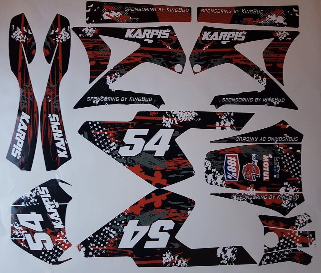 Kit Déco Gilera Smt 50cc Red