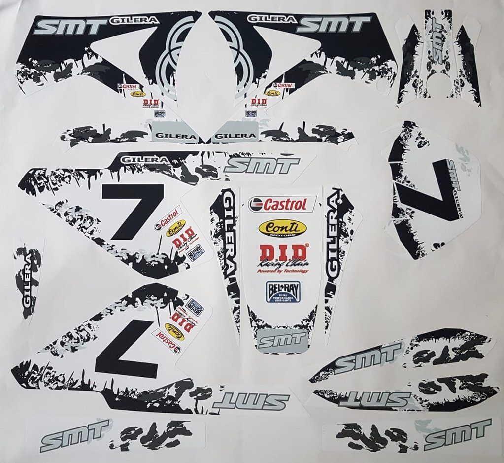 Kit Déco Gilera Smt 50cc White 2