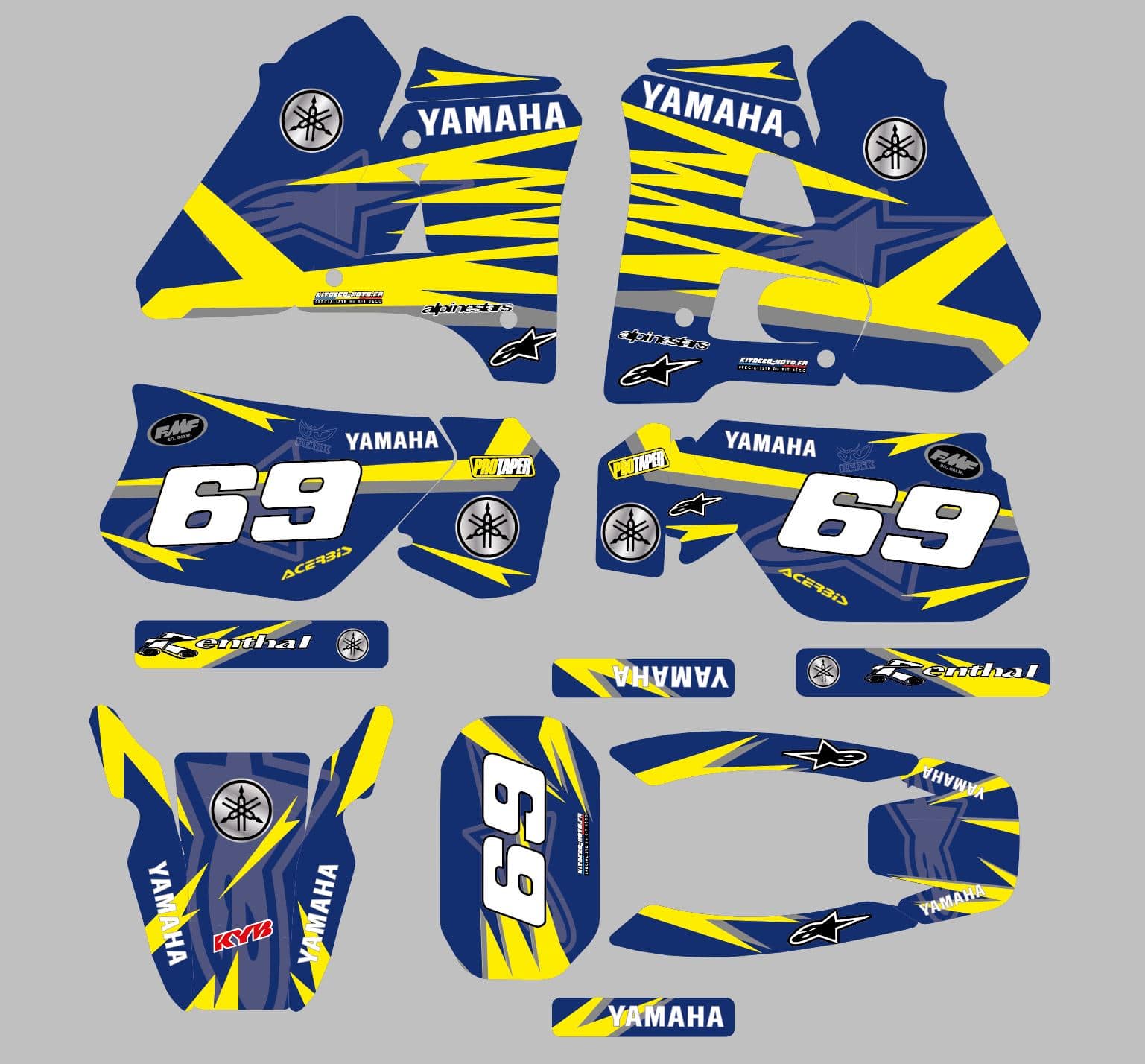 125 Dtr Avant 2003 Alpinstar Blu Yellow