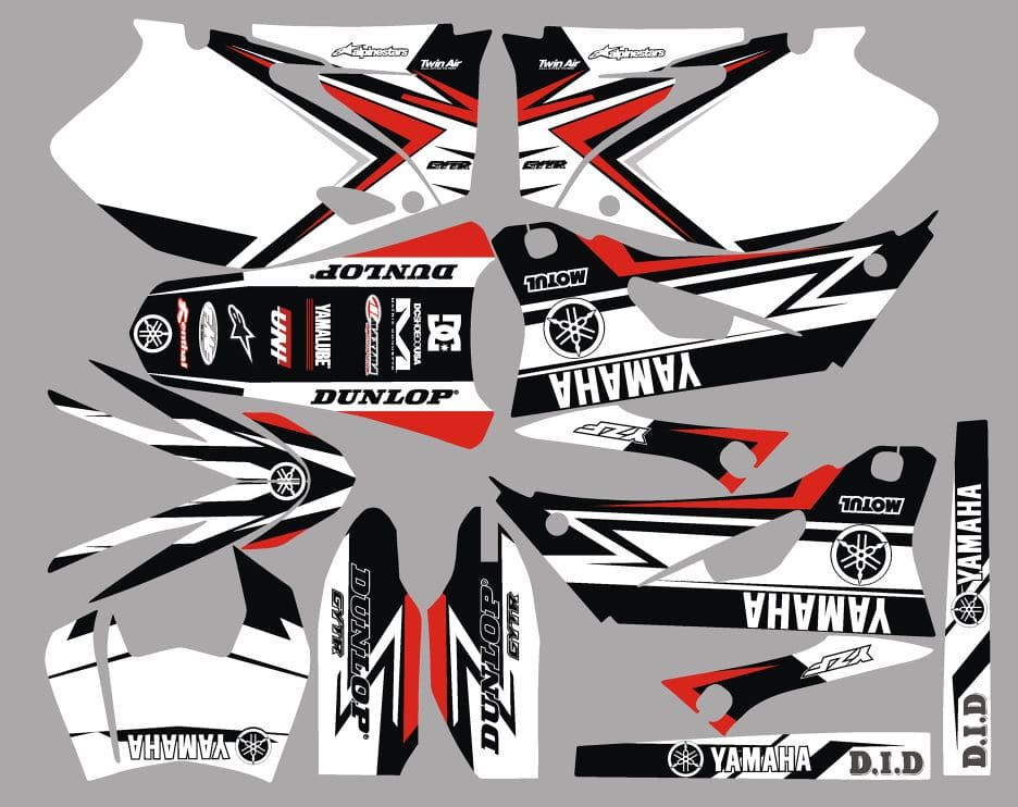 Kit Deco Yamaha Yzf White