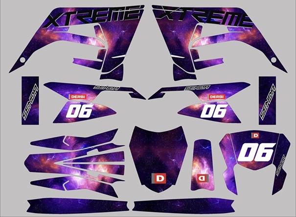 Kit Deco Derbi Apres 2018 Galaxie