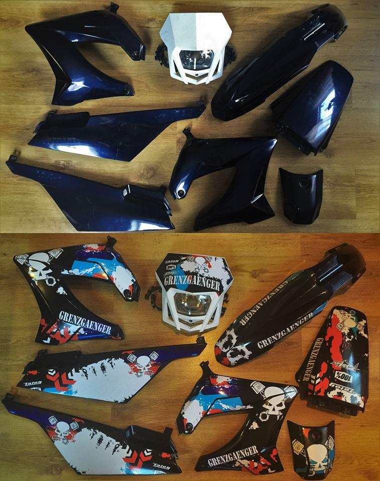 Kit Deco Derbi Carenage Tnt Grenzgaenger