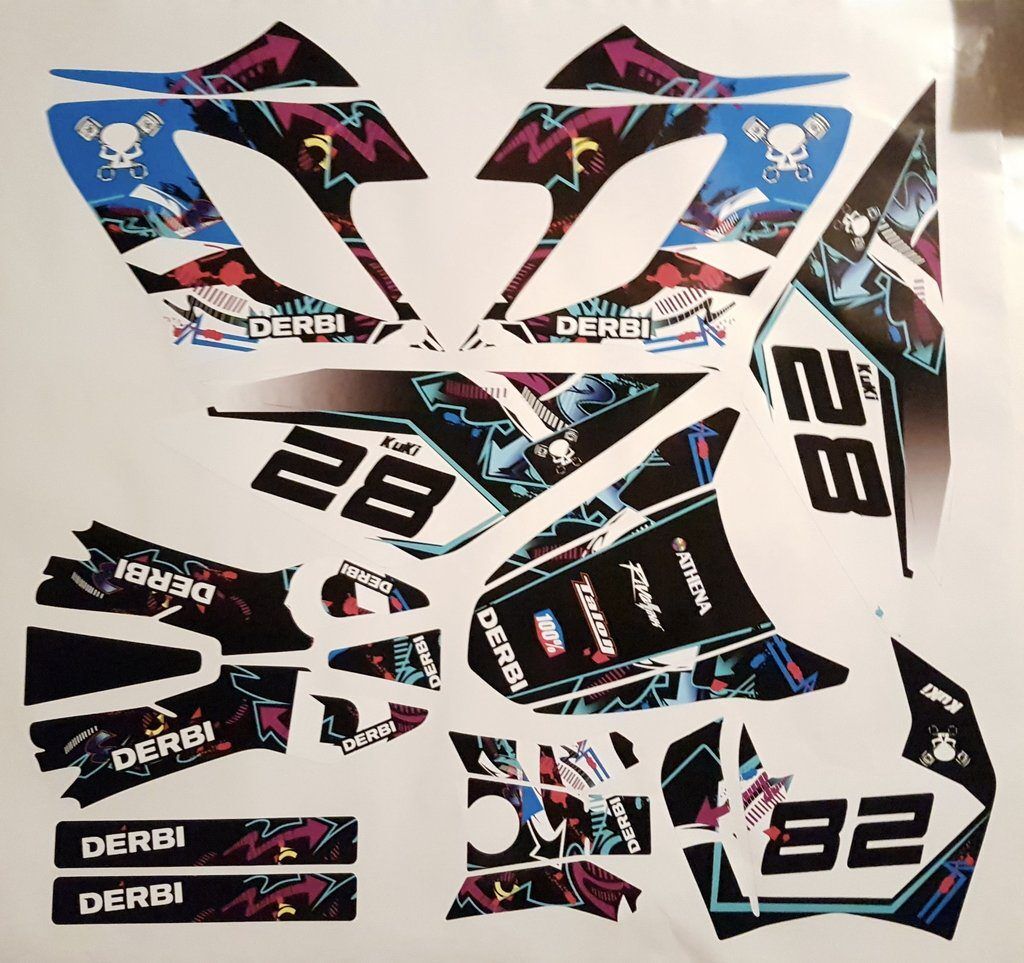 Kit Deco Derbi Drd Racing Color
