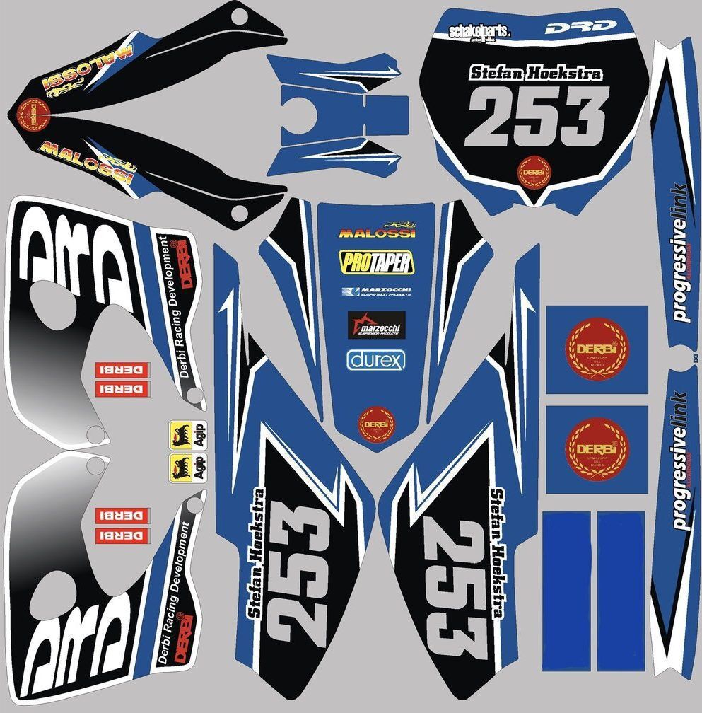 Kit Deco Derbi Drd03 Blue
