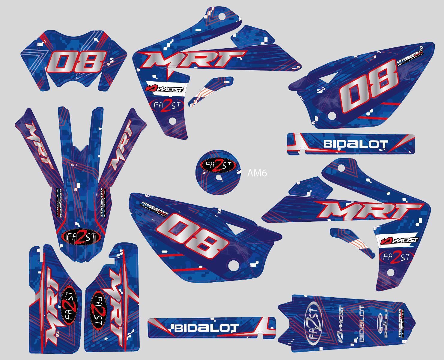 kit déco rieju 50 mrt airline