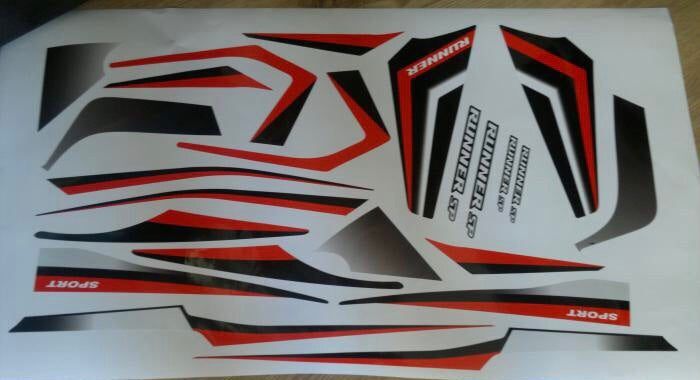 kit deco gilera runner rouge detail