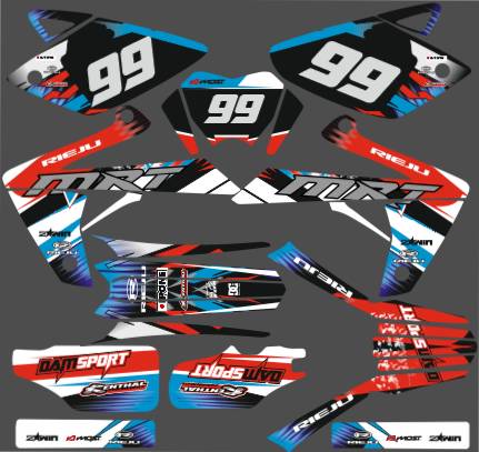 kit déco rieju 50 mrt color