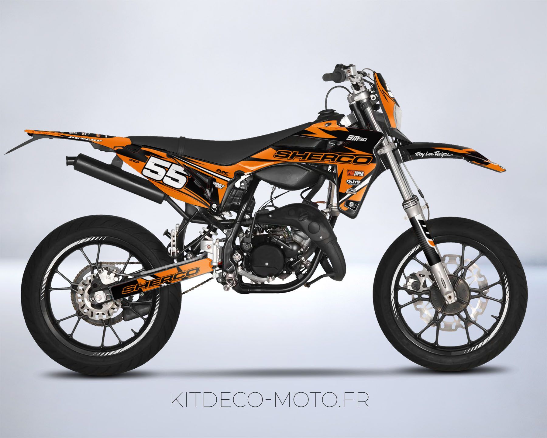 kit deco sherco 50 craft orange