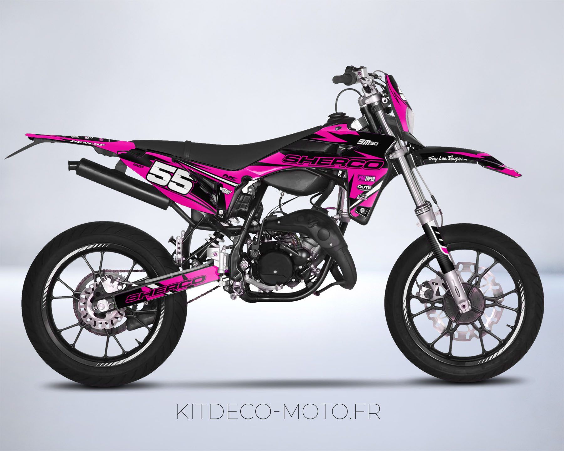 kit deco sherco 50 craft rose