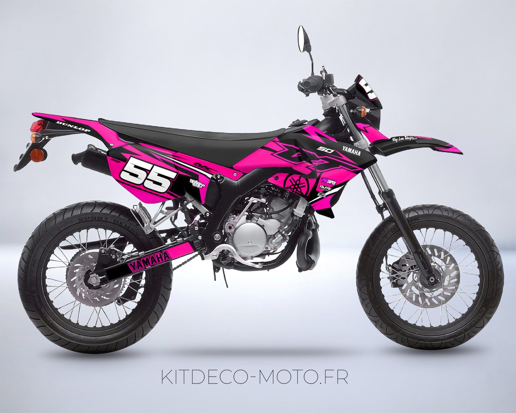 kit deco yamaha dt 50 craft rose