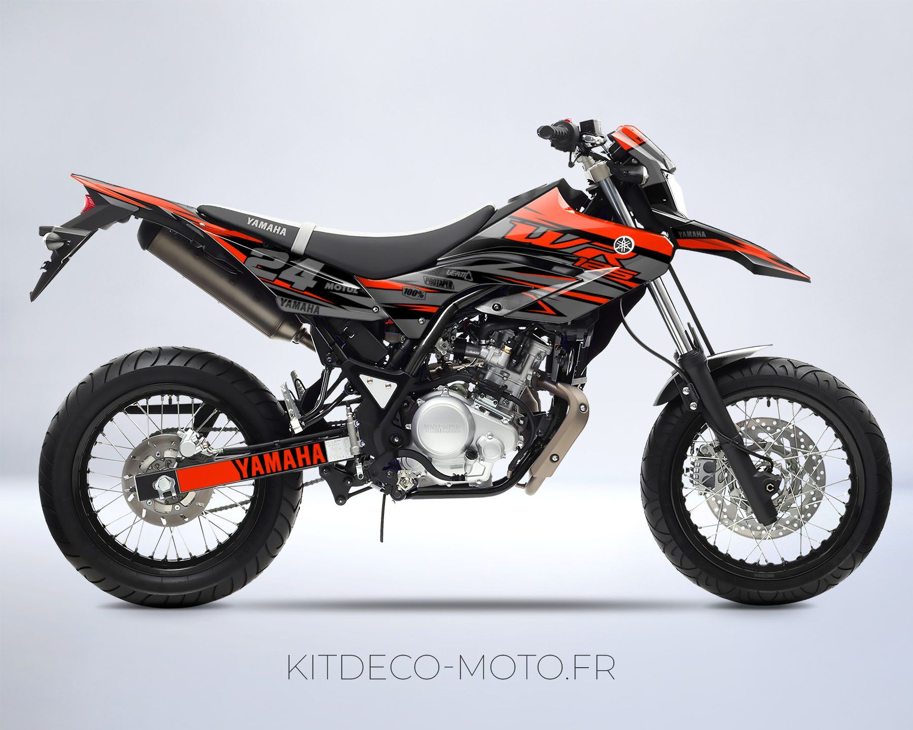 kit déco yamaha wr 125 gotam rouge