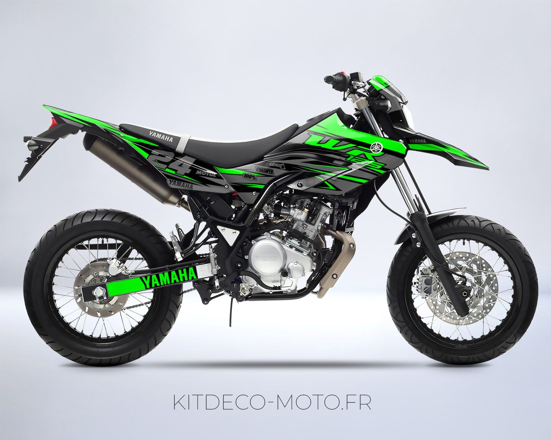 kit déco yamaha wr 125 gotam vert