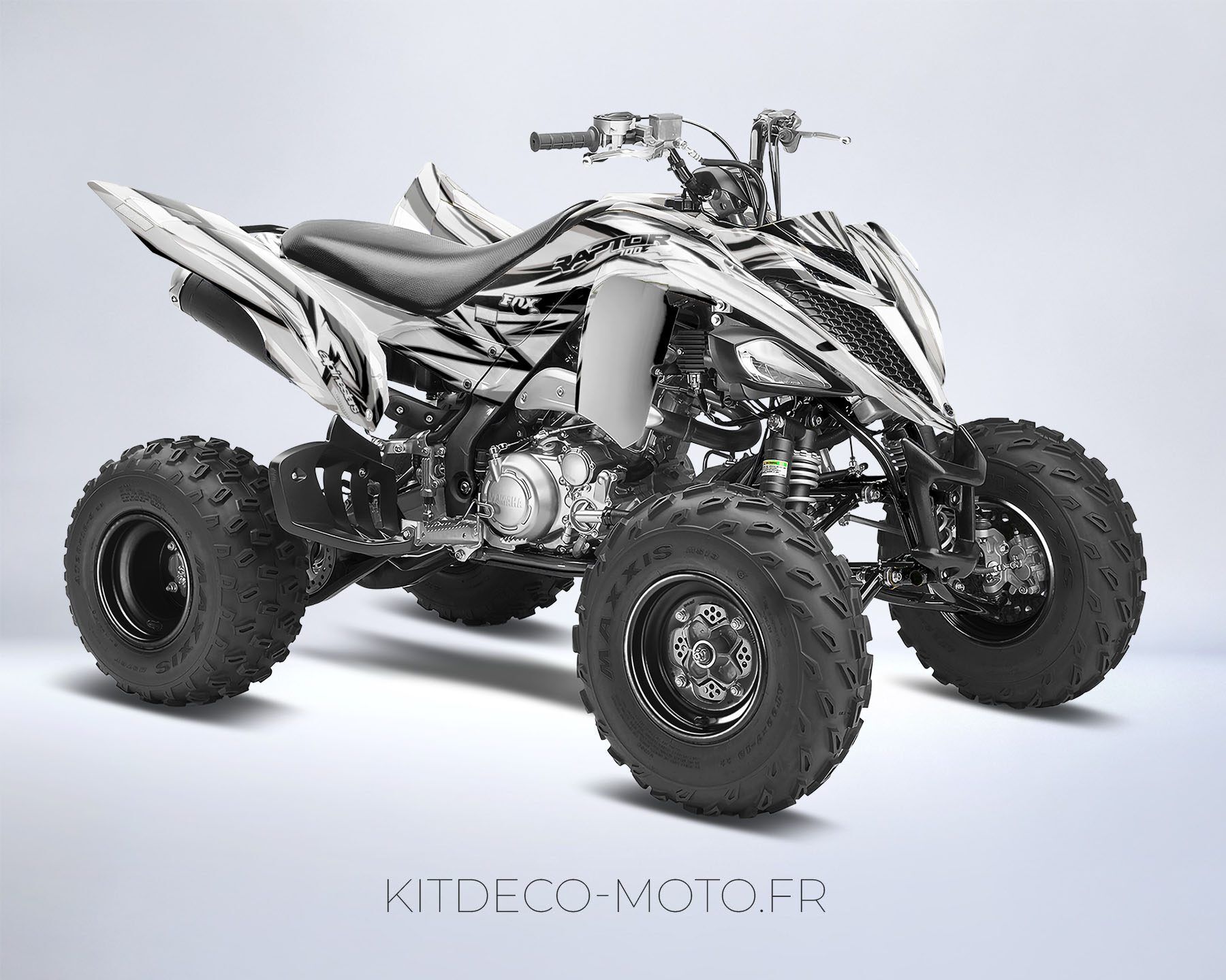 kit déco yamaha yfm 700 raptor color blanc