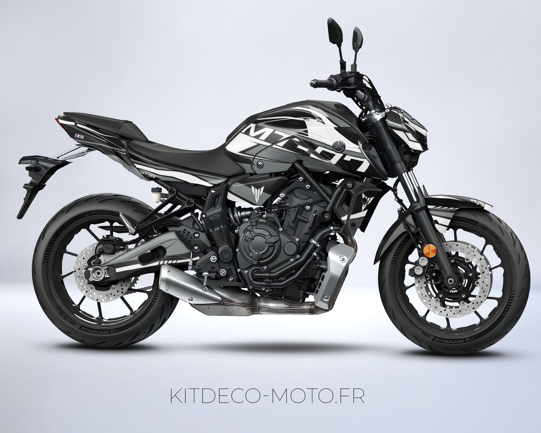 kit déco yamaha mt 07 factory blanc