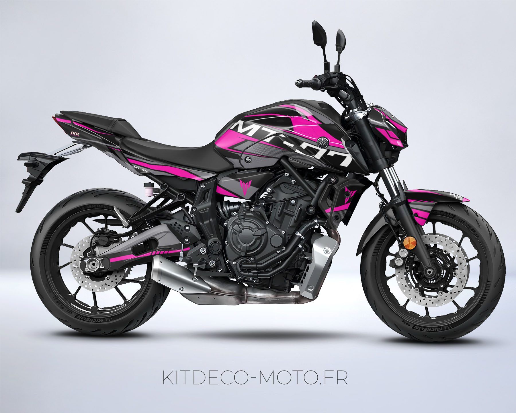 kit déco yamaha mt 07 factory rose
