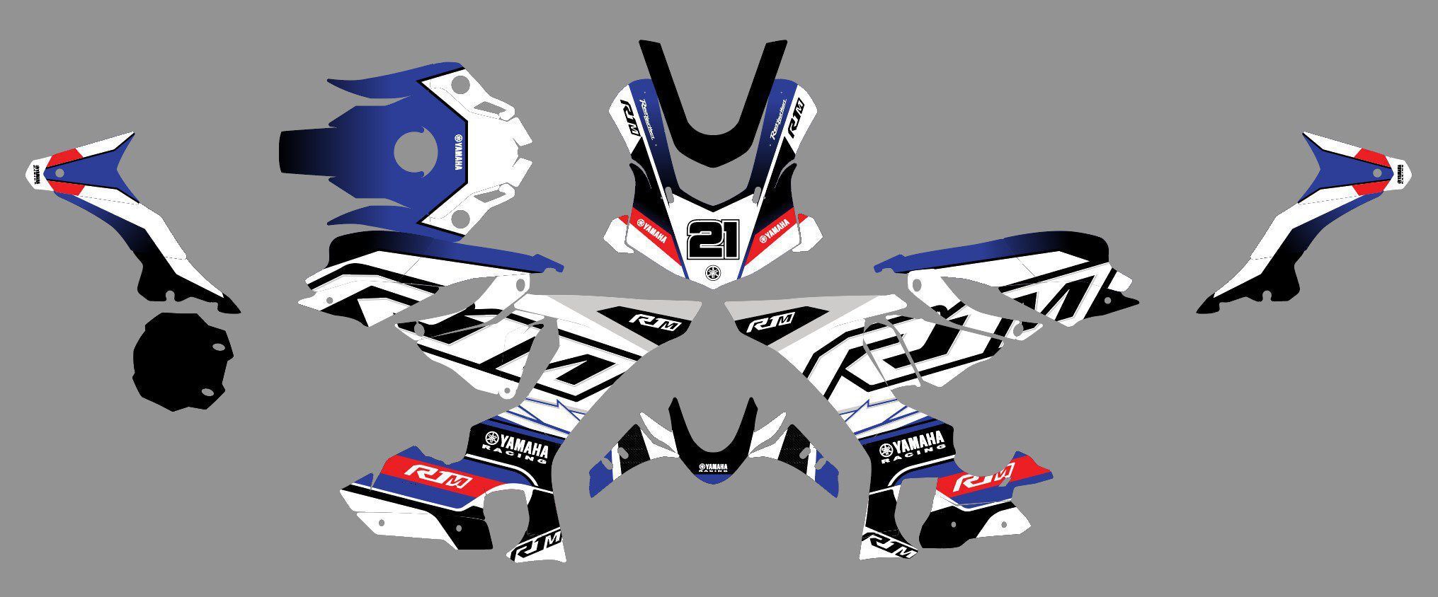 kit déco yamaha r1 racing