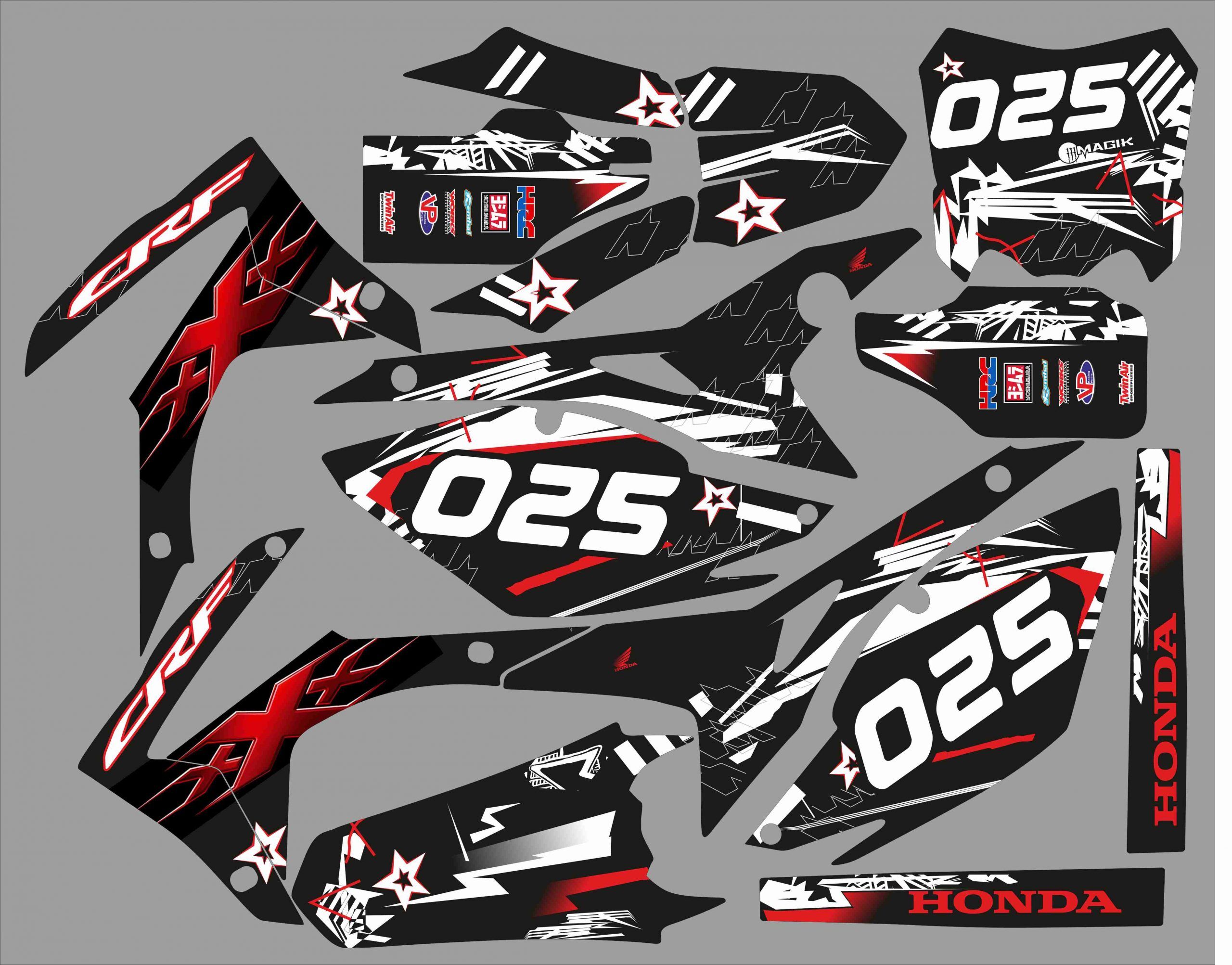 kit déco honda 450 crf (2013 2016) magik