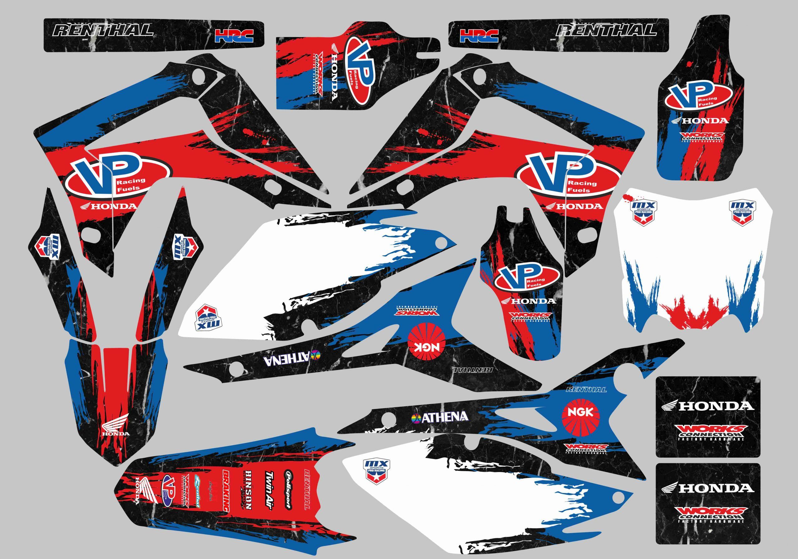 kit déco honda 450 crf (2013 2016) vp