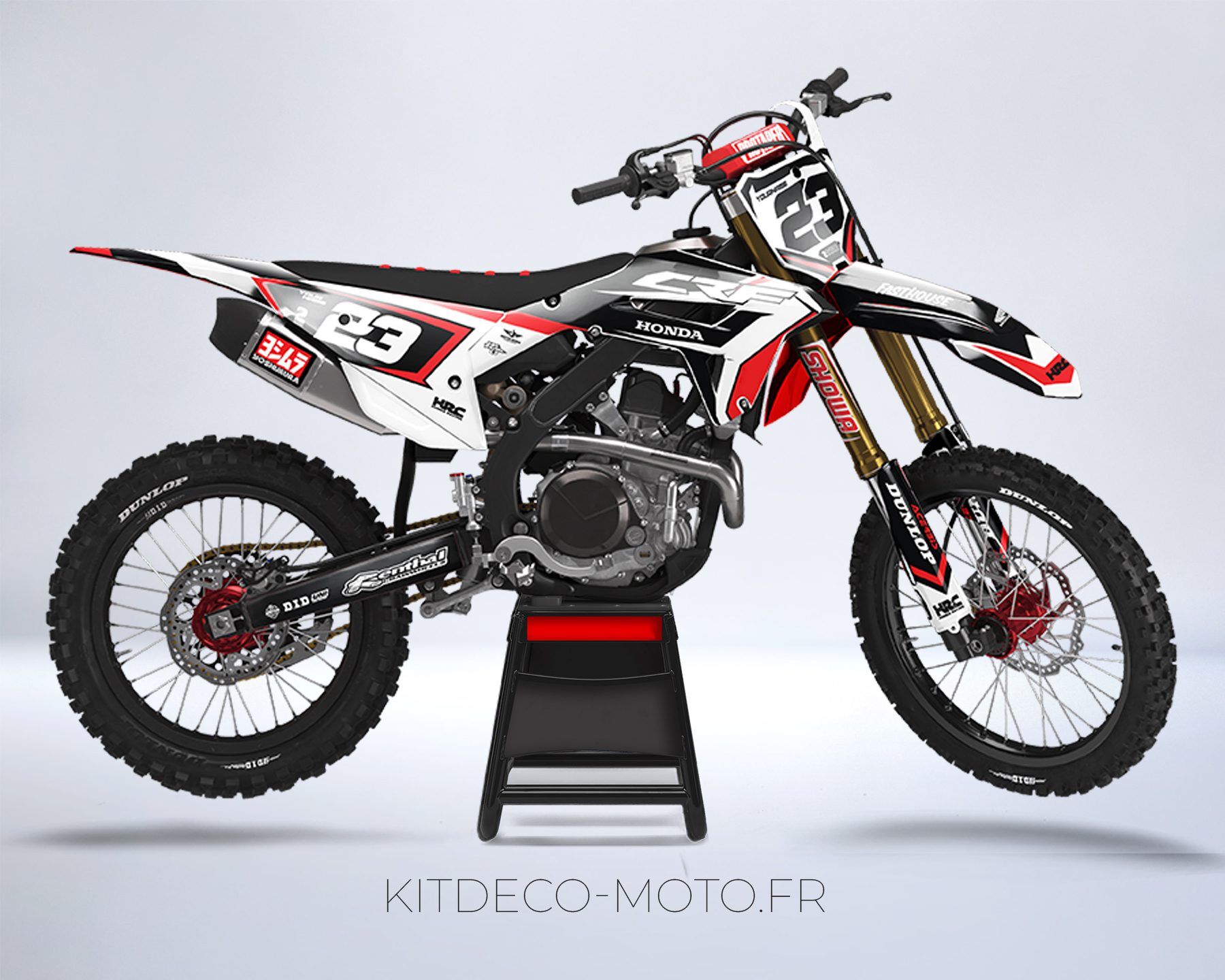 kit déco honda 450 crf (2021 2022) factory blanc
