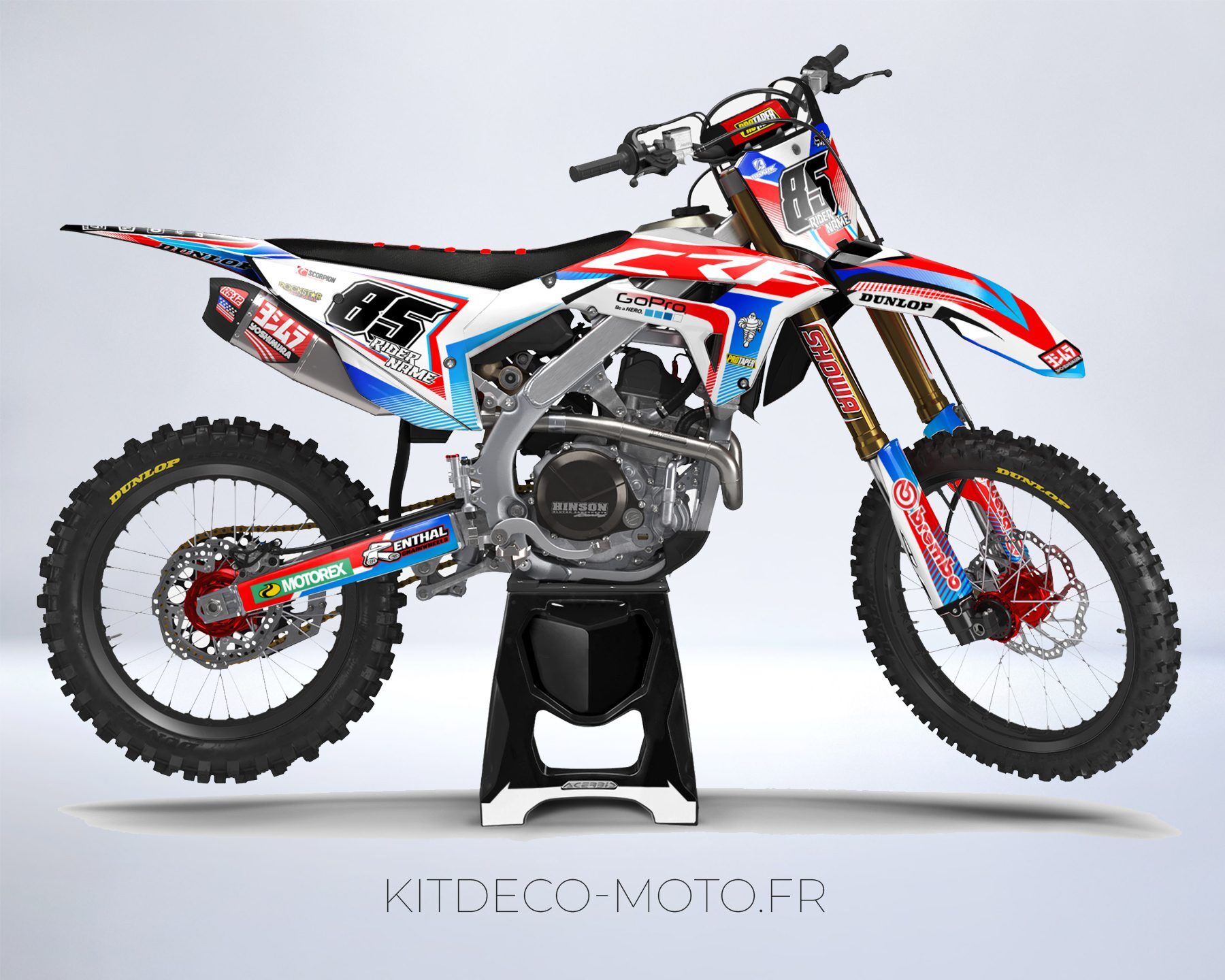 kit déco honda 250 crf (2022 2023) gopro