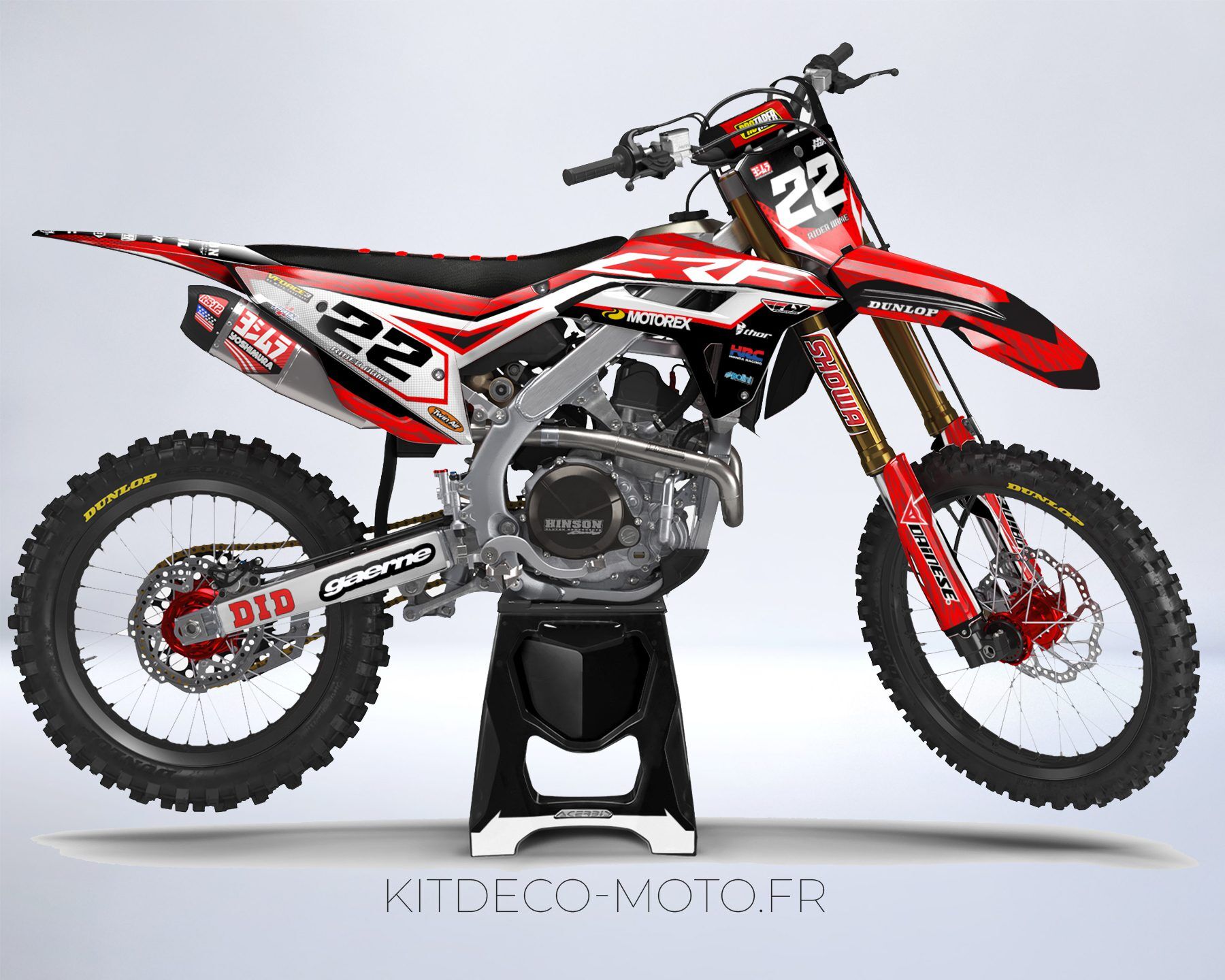kit déco honda 250 crf (2022 2023) motorex #2