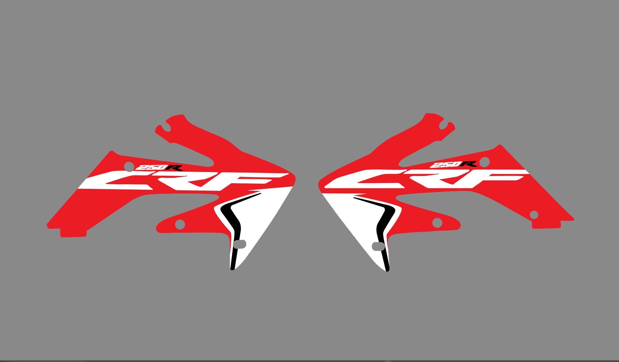 kit déco honda 250 crf (2006 2009) origine