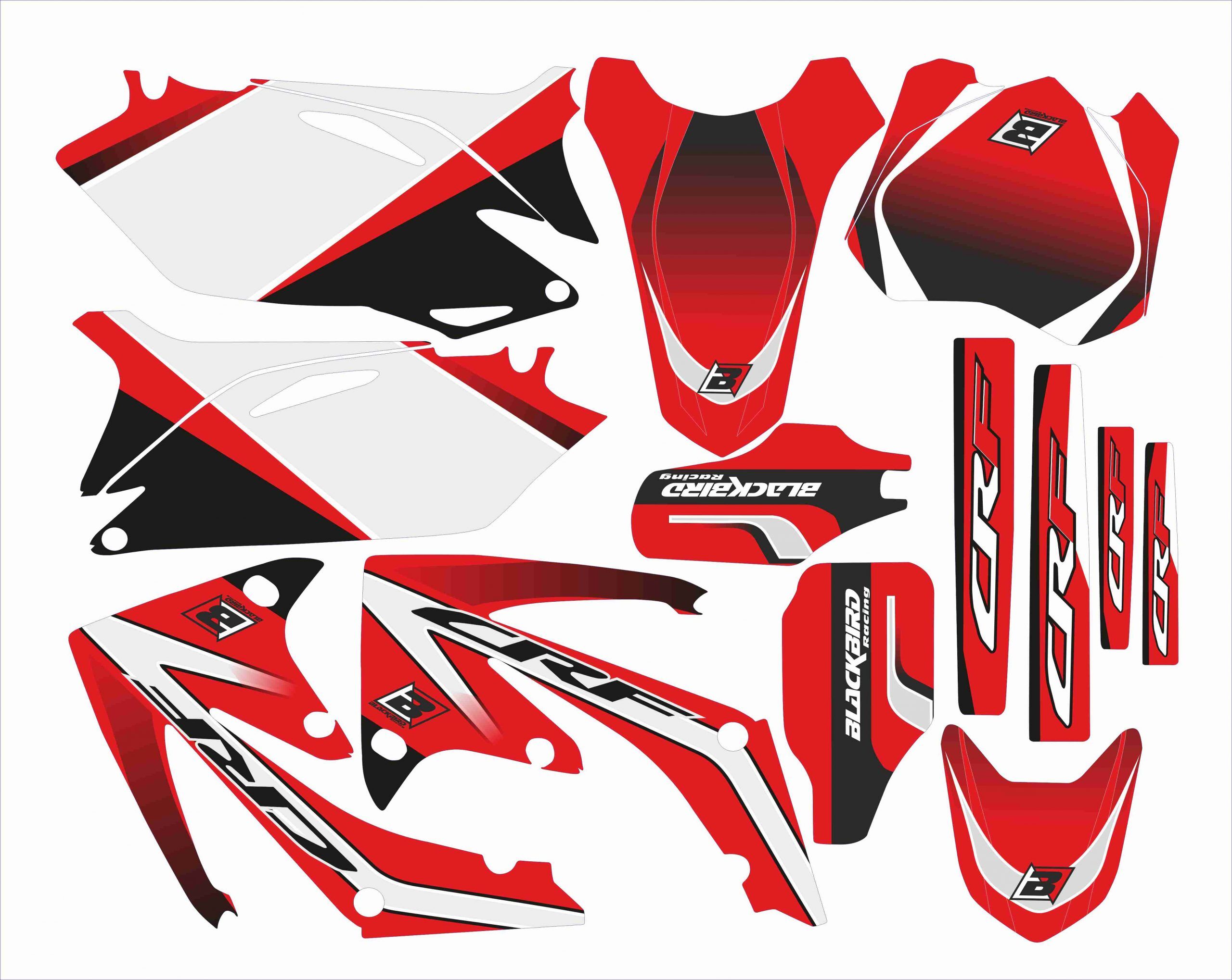 kit déco honda 450 crf (2009 2012) type origine